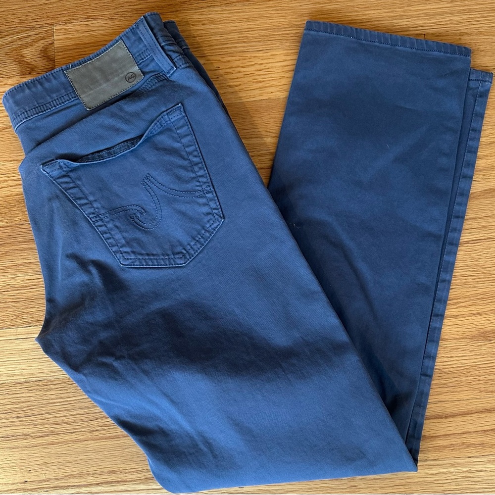 AG Adriano Goldschmied Men's Deep Blue Jeans